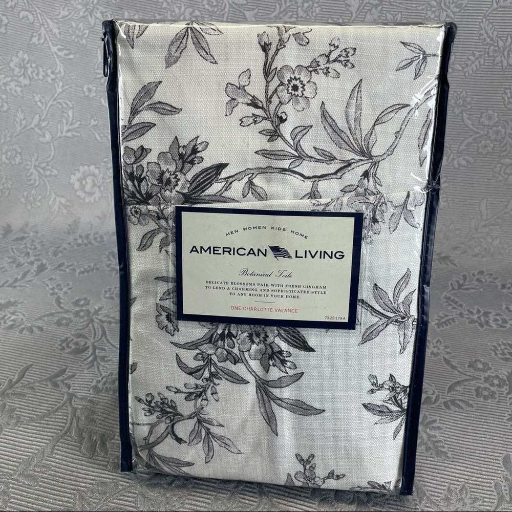 American Living Botanical Charlotte Valance 48x18”